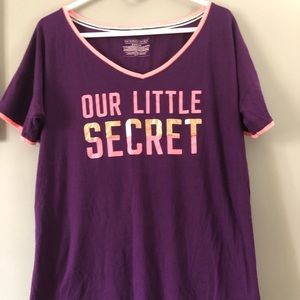 Woman’s Victoria Secret Pajama Shirt